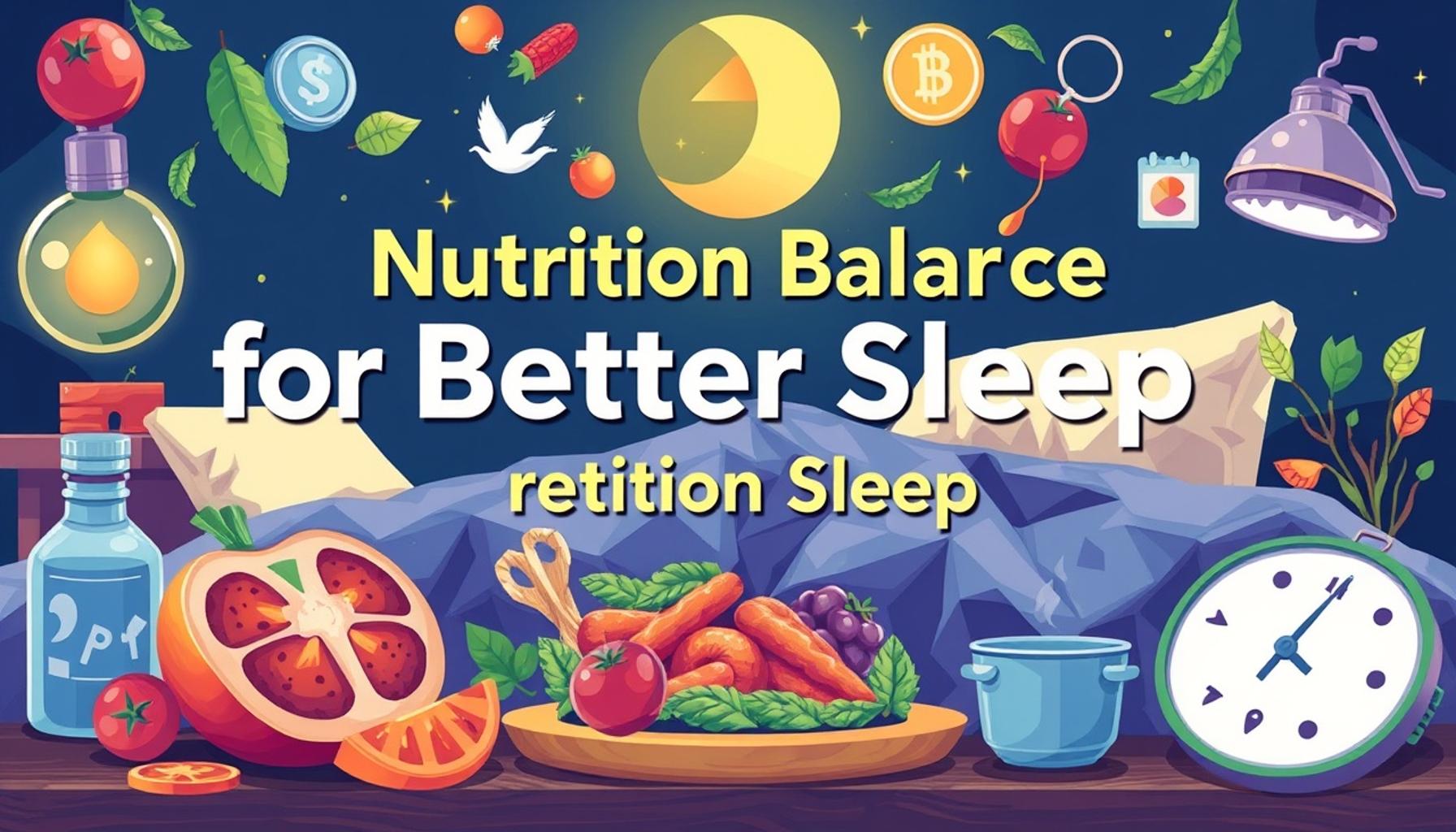 Nutrition Balance for Better Sleep: How Healthy Eating Habits Enhance Sleep Hygiene and Quality Rest